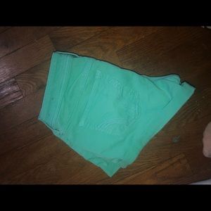 blue Hollister shorts